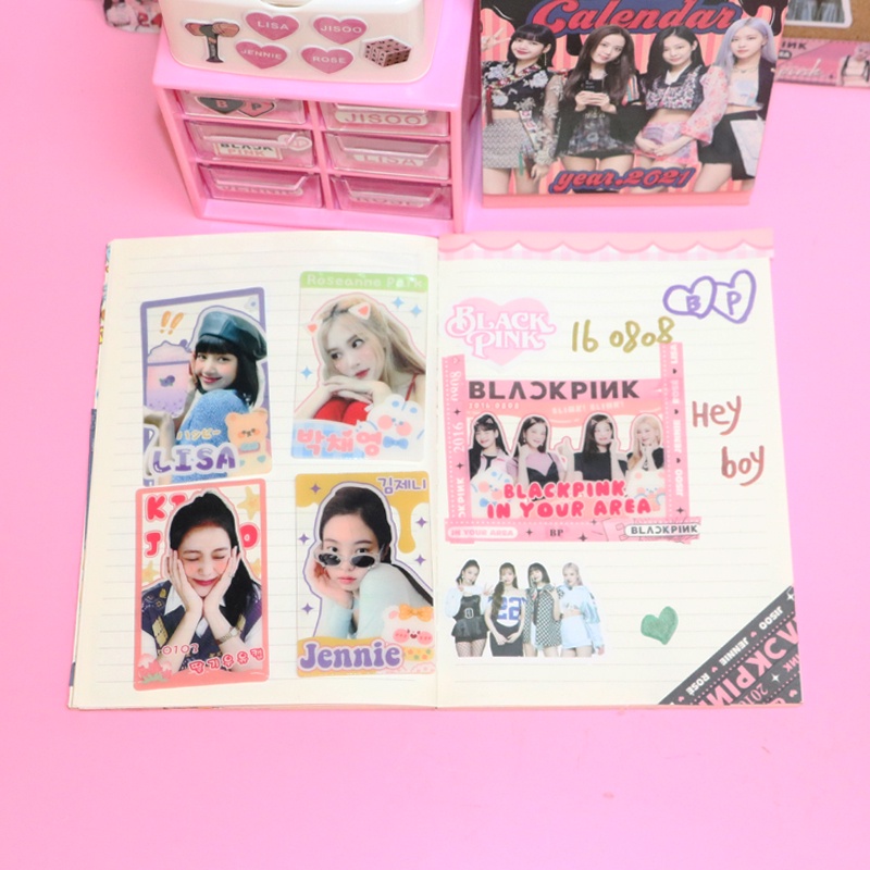 Thẻ hình Blackpink Lisa Rosé Jennie Jisoo trong suốt dùng trang trí