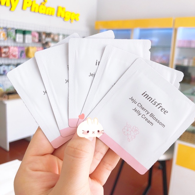 Sample [Gói 1ml] Kem Dưỡng Innisfree Jeju Cherry Blossom Jelly Cream | BigBuy360 - bigbuy360.vn