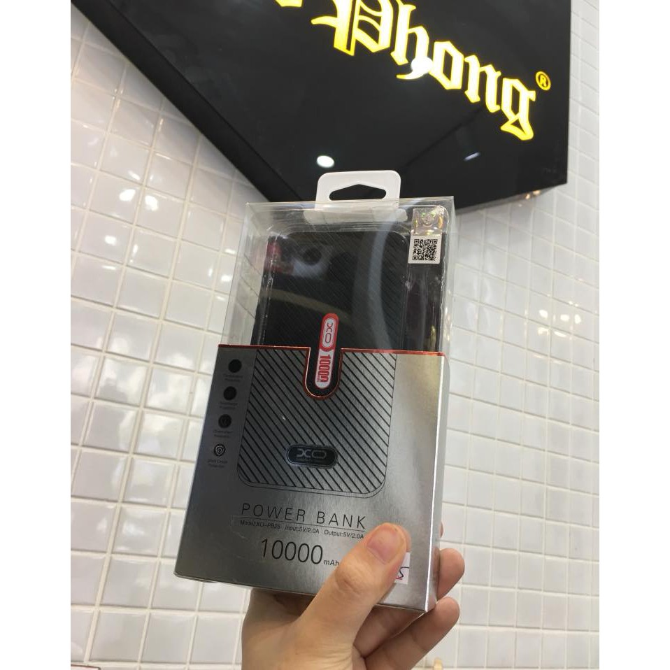 Pin dự phòng 10000mAh XO-PB25