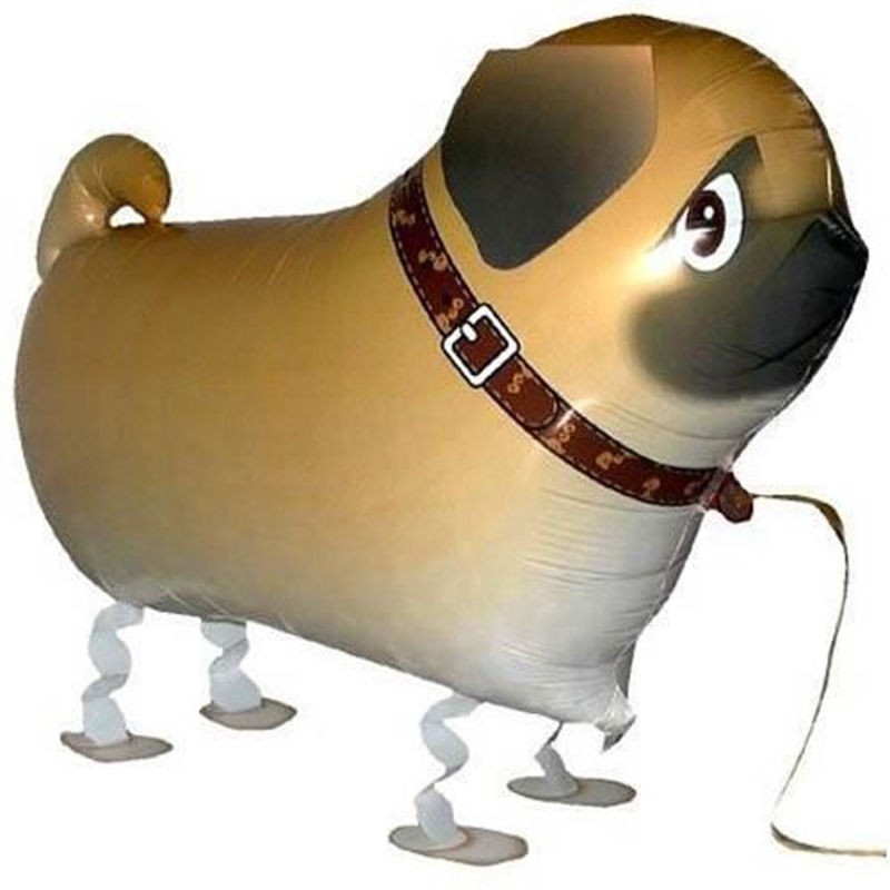 Bong Bóng Nhôm helium Hình Thú Cưng Đi Dạo Trang Trí Tiệc Sinh Nhật Trẻ Em Mới ly