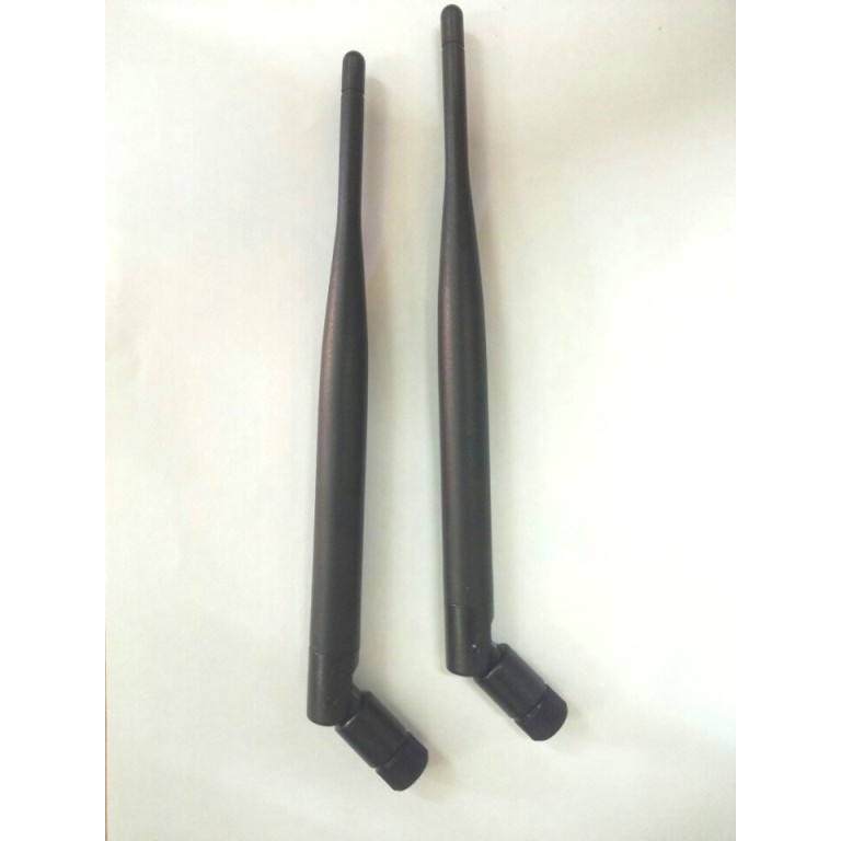 Bộ 2 Anten Wifi 2.4G đen SMA Lỗ Cái 5dBi | BigBuy360 - bigbuy360.vn