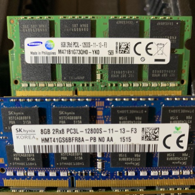 Ram Laptop DDR3L 8Gb 4Gb PC3L Bus 1600 ( Sam với Hynix / MT) - Bảo Hành 3 Năm