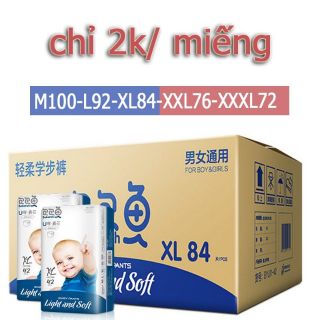 TÃ QUẦN Bobofish bỉm quần M50-L46-XL42-XXL38-XXXL36  nội địa Trung