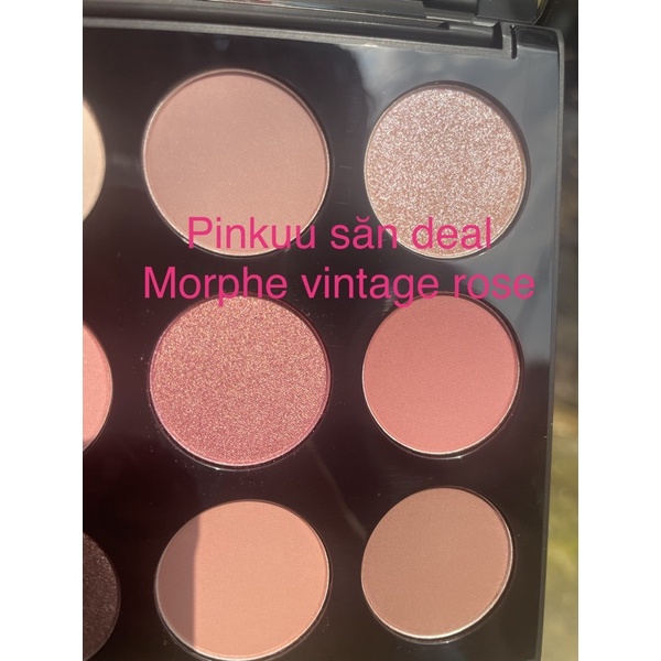 Morphe bảng phấn màu mắt 9V Vintage Rose 🌹
