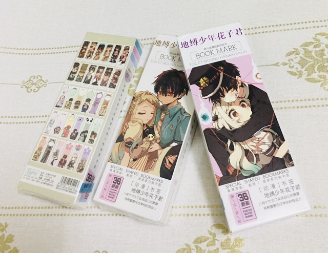 Bộ 36 ảnh bookmark jibaku shounen hanako-kun , đáng dấu trang hanako -kun