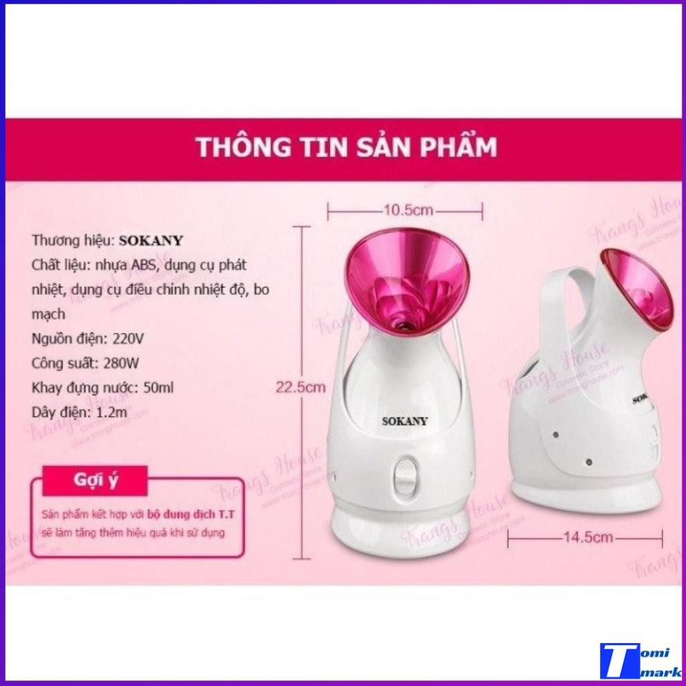 Máy xông mặt Sokany làm sạch sâu da mặt, máy xông hơi Cao Cấp- Tomimark