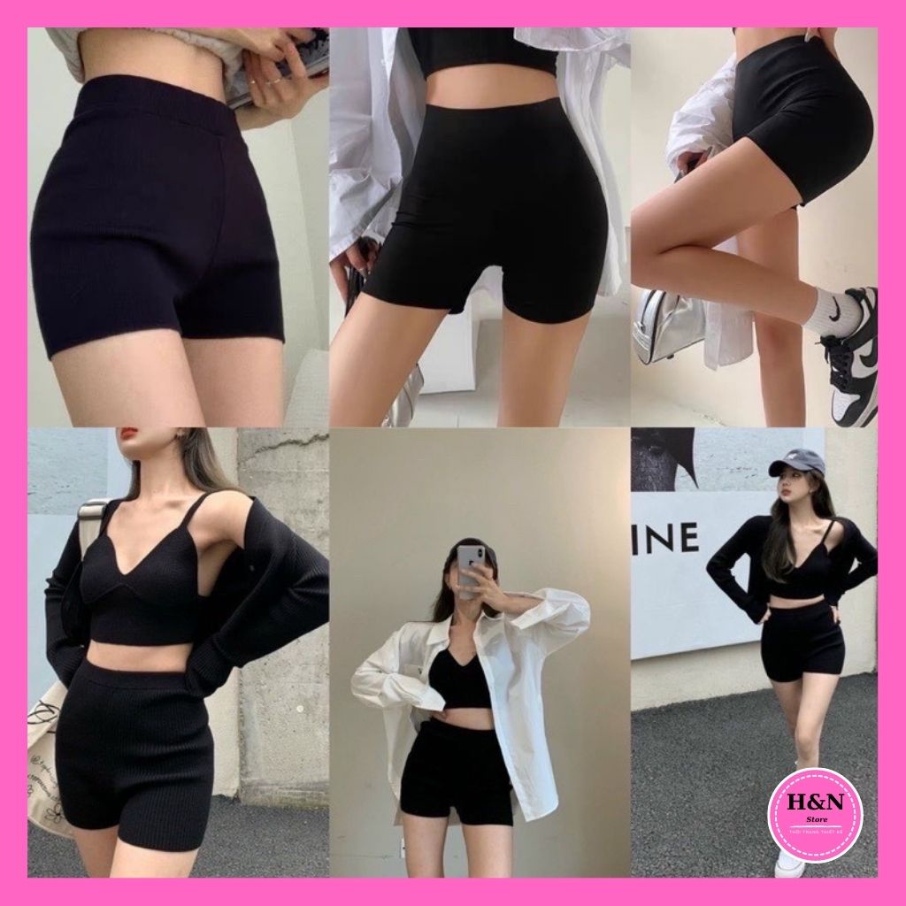 Quần Đùi nữ legging nâng mông Quần Short nữ mặc nhà thể thao năng động HN CLothing Q7 | BigBuy360 - bigbuy360.vn