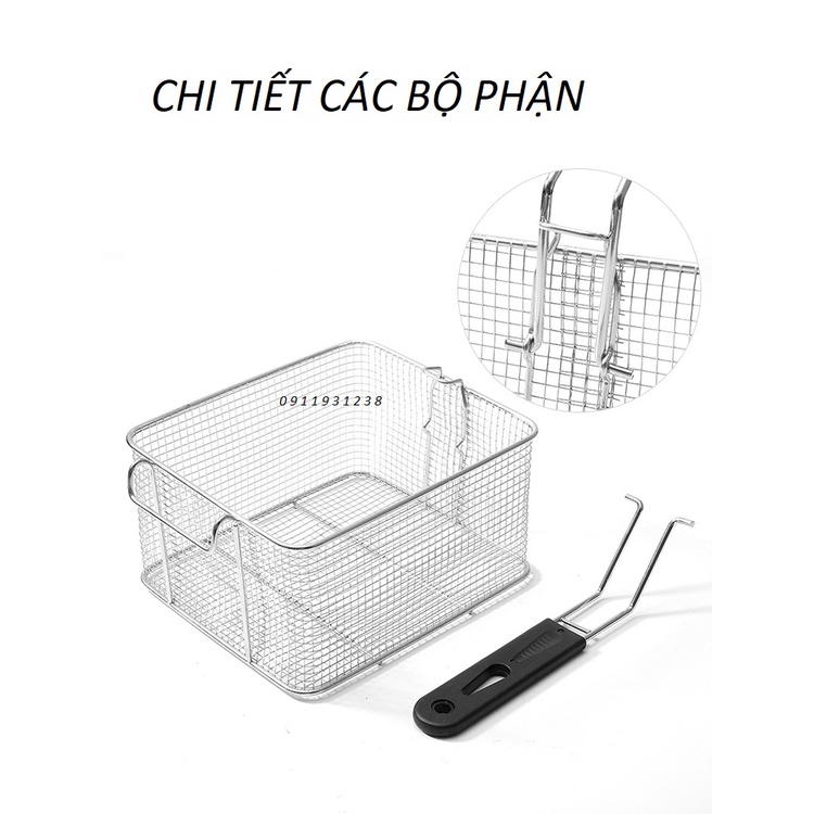 Giỏ bếp chiên đơn, đôi ( phụ kiện)