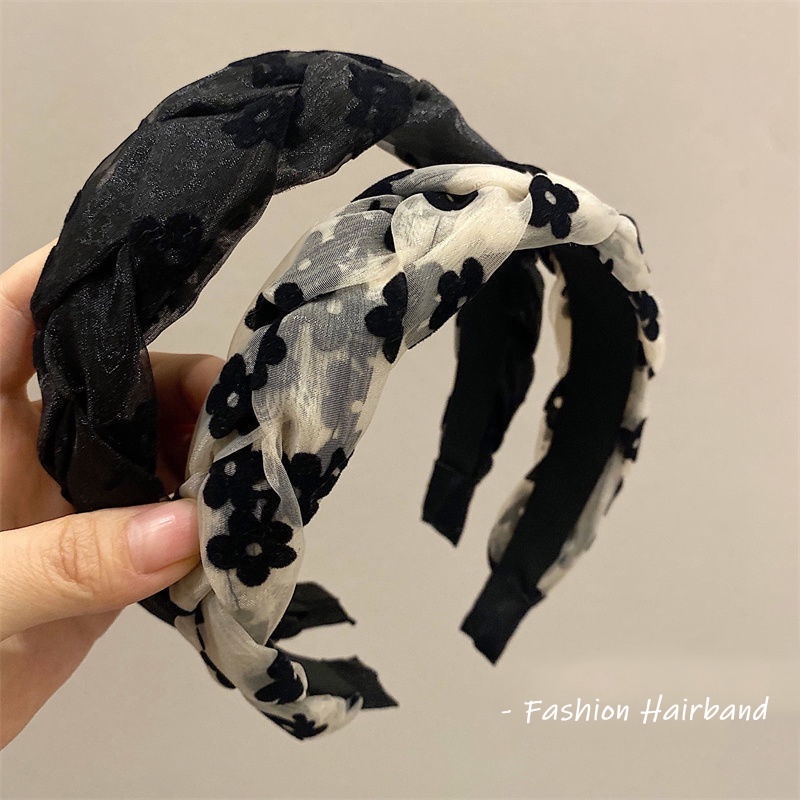 Băng Đô Cài Tóc Dạng Lưới Xoắn Phong Cách Mới 2022 Cho Nữ