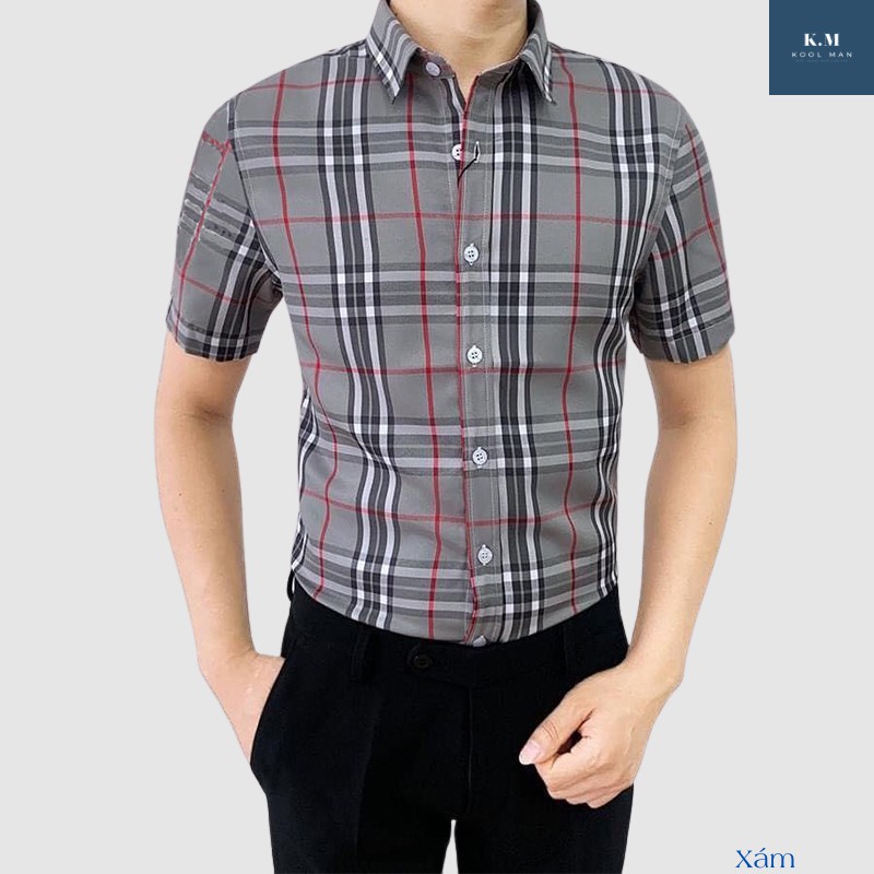 Áo Sơ Mi Nam Ngắn Tay BBR, Áo Sơ Mi Nam Cộc Tay Công Sở Chất Vải Cao Cấp Thoáng Mát, Bền Đẹp | BigBuy360 - bigbuy360.vn