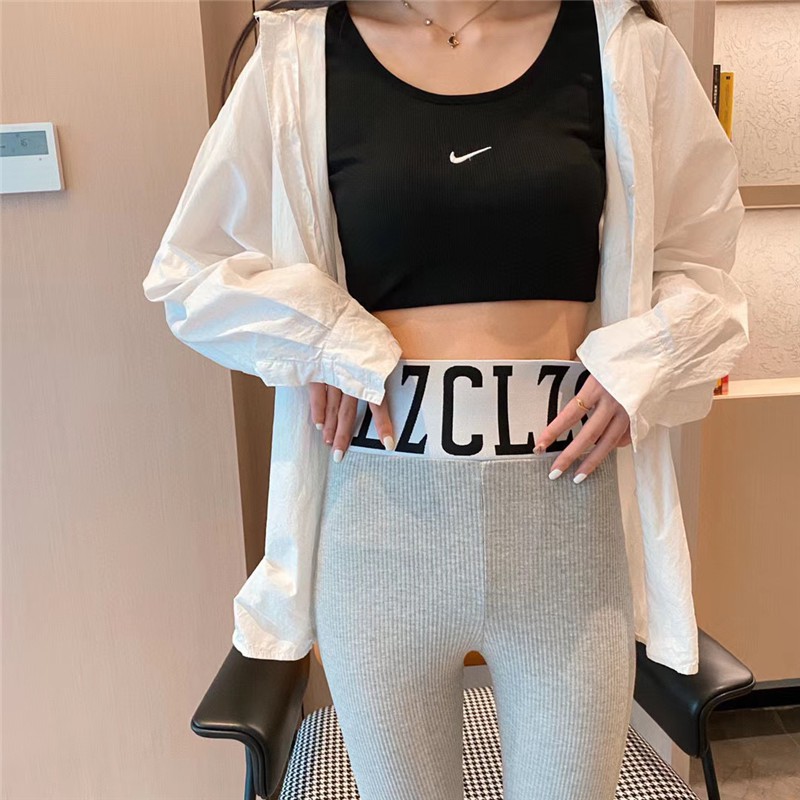 Quần legging nữ gân tăm LZC cạp cao Nâng Mông- Co Giãn Hack dáng Q03