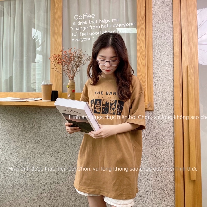 Áo thun 3158 MÀU VÀNG TRẦM hàng loại 1 chất dày dặn Unisex CHÒN CLOTHING