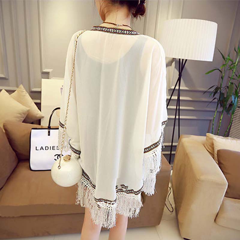 FREESHIP ĐƠN 99K_ Áo khoác cardigan trang trí tua rua xinh xắn cho nữ | BigBuy360 - bigbuy360.vn