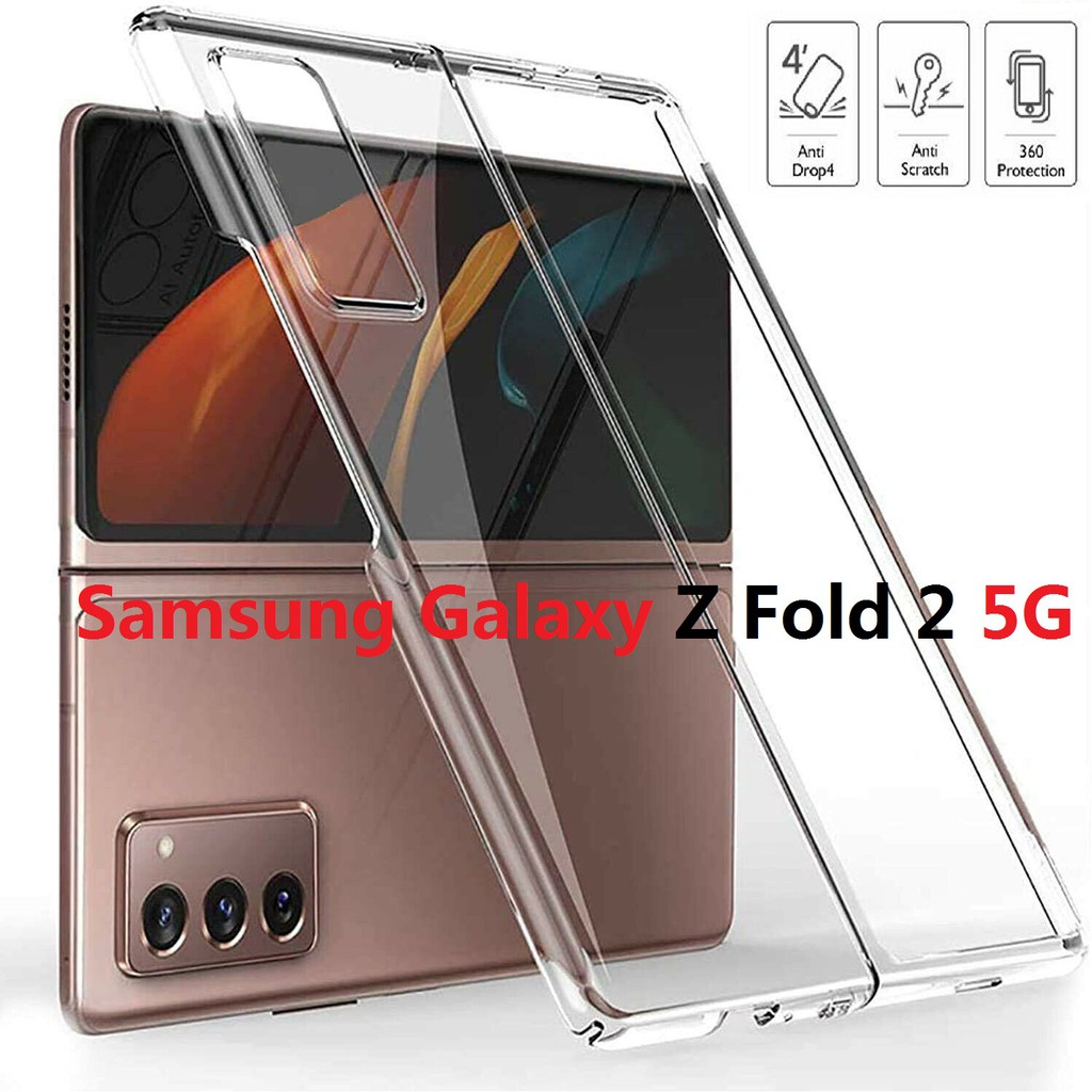 Ốp Điện Thoại Trong Suốt Siêu Mỏng Chống Sốc Cho Samsung Galaxy Z Fold 2 5G SS Z Fold 2