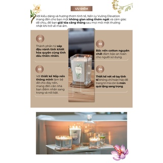 Nến thơm Sáp đậu nành Elevation Yankee Candle (tùy chọn size & mùi hương)