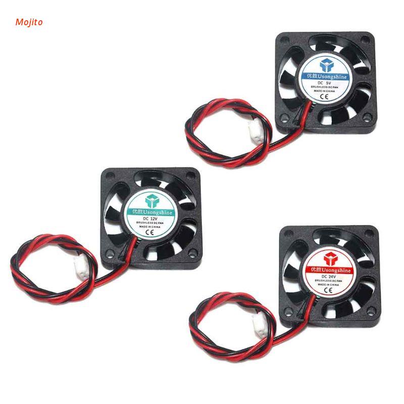 1 Quạt Tản Nhiệt Mini Dc 2pin 3010 2 Pin 5v / 12v / 24v 30mm 30x30 X 10mm Cho Máy In 3d