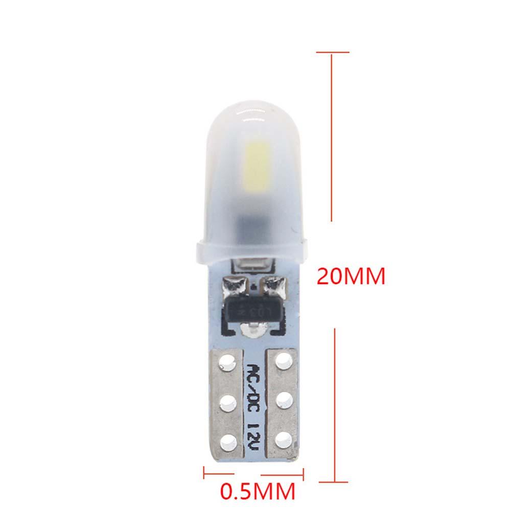 Đèn Led T5 3014 SMD Ấm Áp Nhiều Màu Sắc Gắn Bảng Điều Khiển Xe Hơi