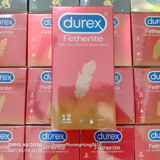 Combo 2 hộp 12 chiếc bao cao su durex ferherlite.