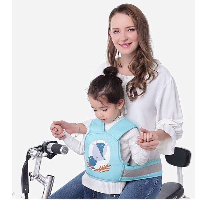 Đai an toàn đi xe máy dạng balo cho bé nam và bé nữ rất đáng yêu