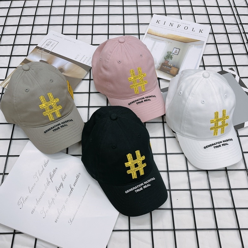 [CHÍNH HÃNG] MŨ BEENTRILL HASHTAG BALL CAP - NÓN LƯỠI TRAI FREESIZS UNISEX - HÀNG CÓ SẴN