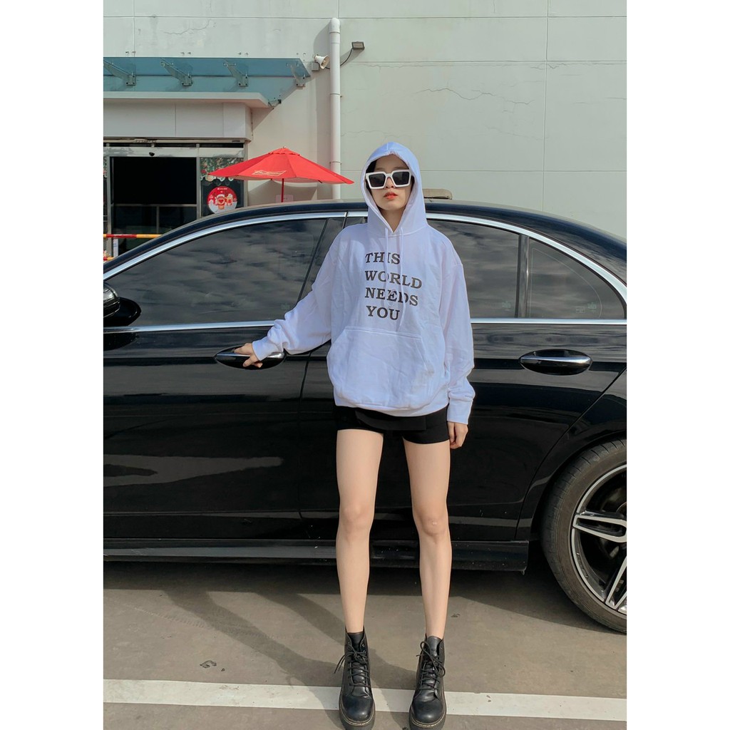 Áo khoác nỉ PE Form rộng Áo chống nắng  dành cho nam nữ có mũ form rộng nỉ ngoại Unisex Ulzzang-Life Unisex-GAKN48 | BigBuy360 - bigbuy360.vn