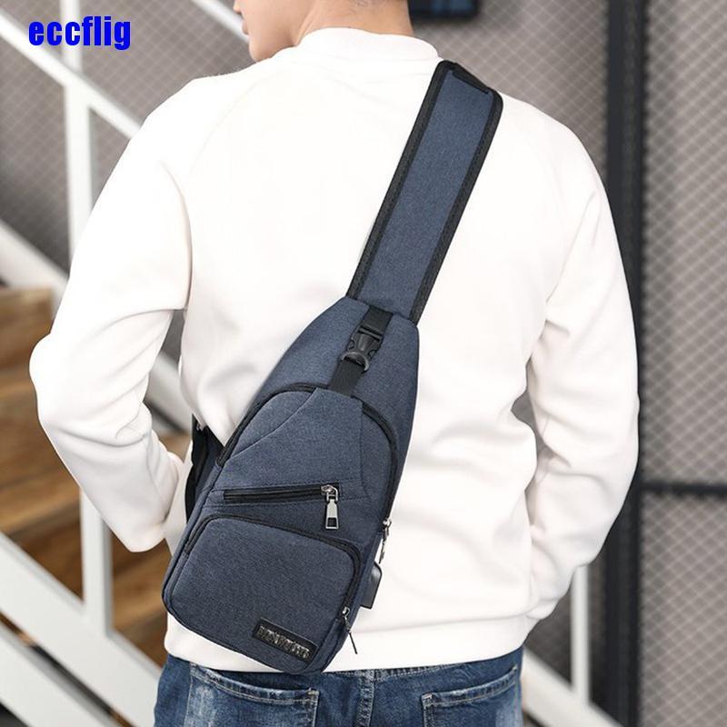 ECC Nylon Waist Packs Sling Bag Crossbody Outdoor Shoulder Chest Picnic Canvas Pack