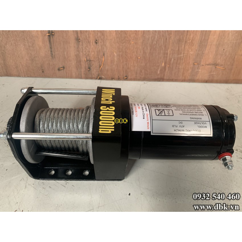 Tời điện 12V DBK 3000LBS giá rẻ nhất