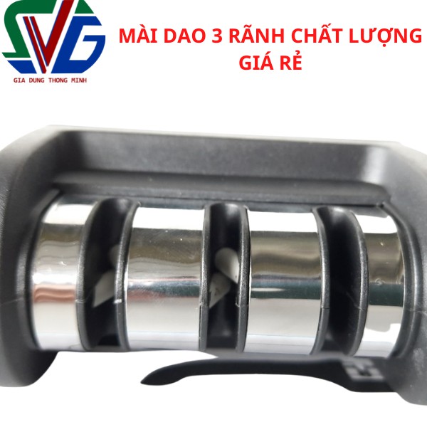 Dụng cụ mài dao 3 rãnh GIÁ RẺ  - Tiện lợi cho sử dụng gia đình