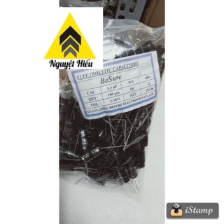 Set 10 tụ Besure 3.3UF-100V 2 đầu