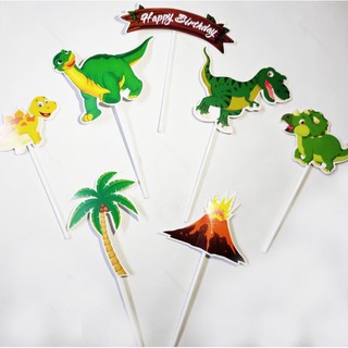 - Set cắm khủng long - Phụ Kiện Bánh