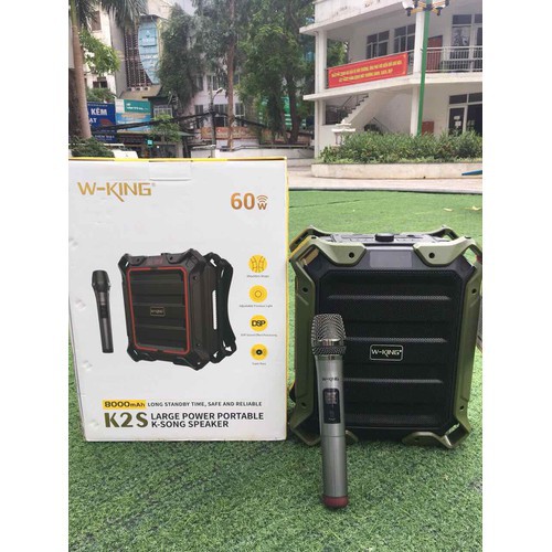 Loa kéo di động K2S W-King 60W 1 míc không dây - k2sss