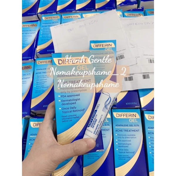 Gel mụn Diferin adapalene gel 0.1