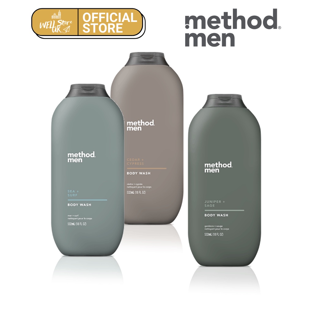 Sữa Tắm dưỡng ẩm , sáng da Method Body 532ml Oganic