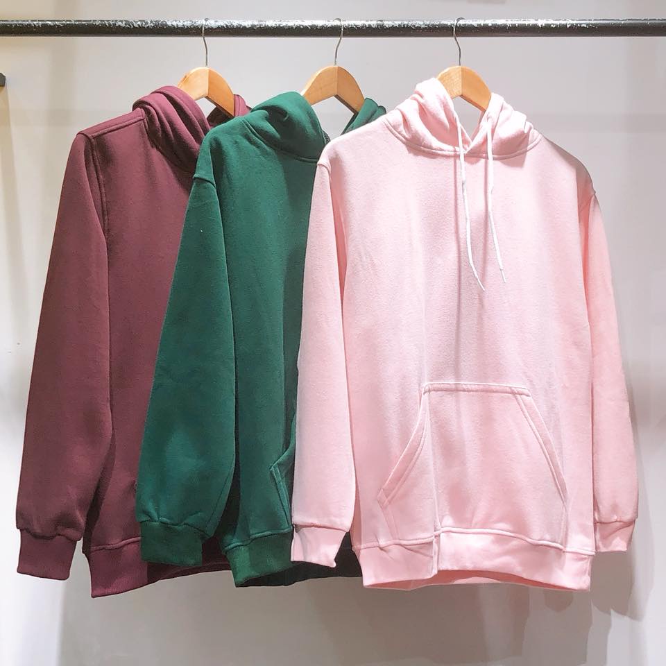 Áo Hoodie nỉ bông Trơn ❤️/Nam nữ unisex_ZoZo