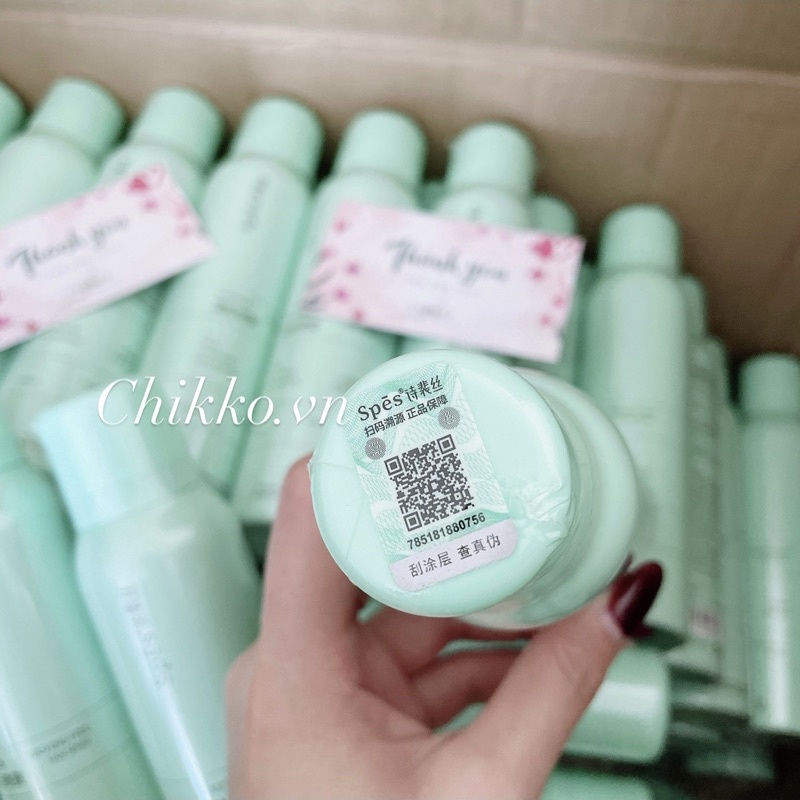 [SPES] Chai xịt dầu gội khô Spes dry shampoo giúp tóc hết bết dính, bồng bềnh tức thì