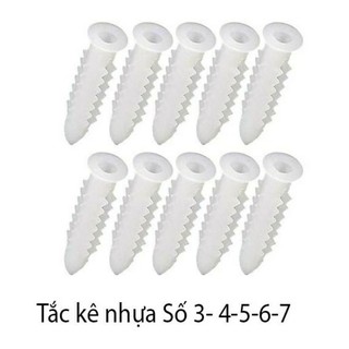 100  con Tắc kê nhựa Số 4-5-6-7
