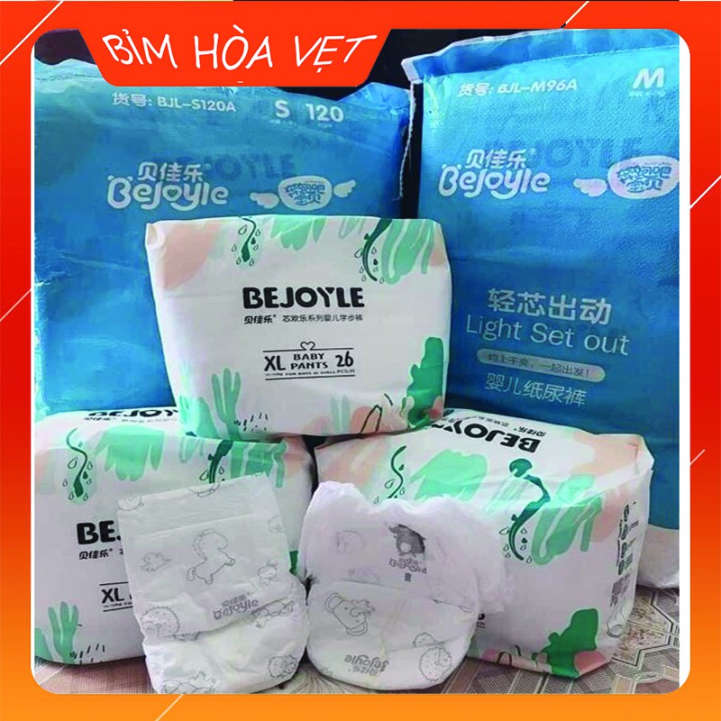 Bỉm Bejoyie Nội Địa Trung Dán, quần đủ size s120,m96, L90 L90,Xl78,xxl66, xxxl54