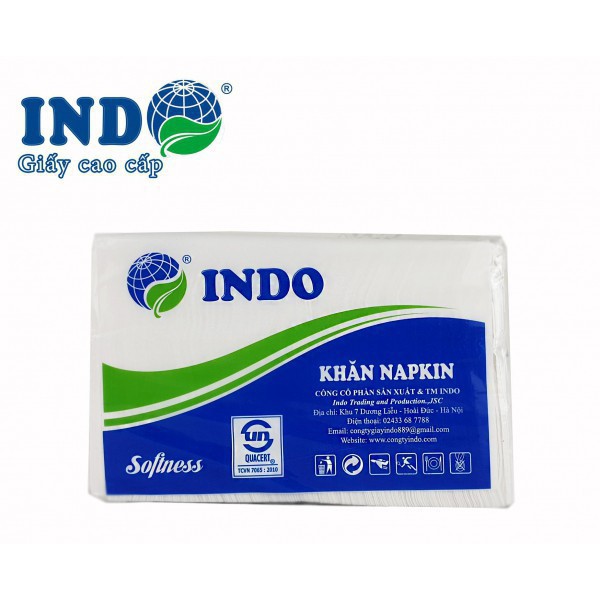 [Mã 267FMCGSALE giảm 8% đơn 500K] GIẤY ĂN NAPKIN INDO 500G