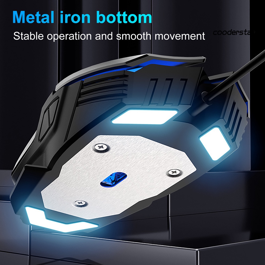 Chuột máy tính DN-PJ Q1 có dây đèn RGB 3600DPI