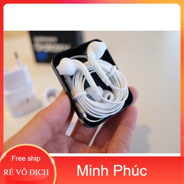 [Mã 1511ELSALE hoàn 7% đơn 300K] COMBO 10 TAI NGHE SAMSUNG S7 CHÍNH HÃNG + TẶNG HỘP ĐỰNG