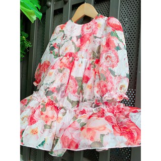 Đầm Lụa Hàn Quốc Cao Cấp bé gái BabyBean