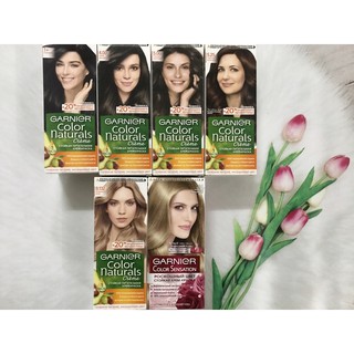 Thuốc nhuộm tóc phủ bạc Garnier Color Naturals của Nga