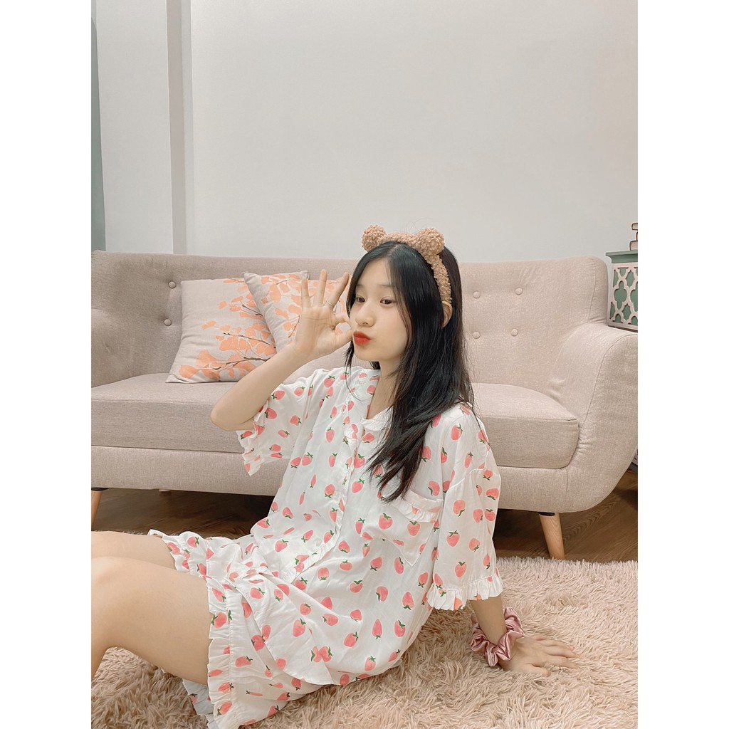 Set đồ ngủ hoạ tiết dễ thương form rộng, pijama - Made by Toneontone TOT