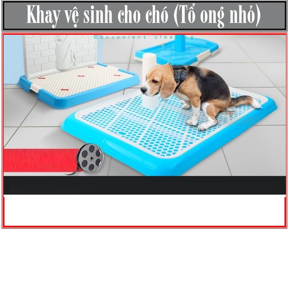 HN- Khay vệ sinh cho chó lớn và nhỏ (2 size) - Tặng 3 tấm tã giấy -khay đi vệ sinh cho chó đực và chó cái