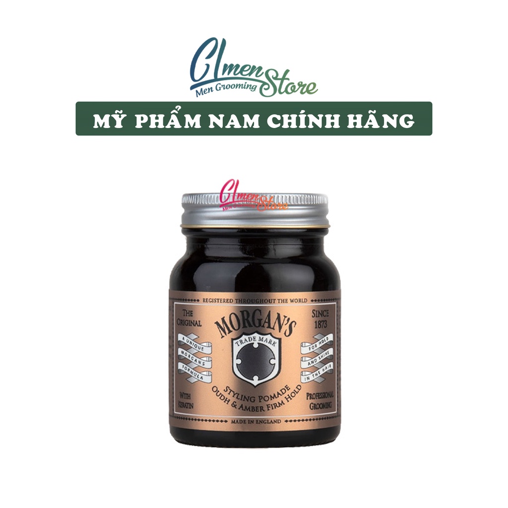 Pomade tạo kiểu tóc Morgan’s Oudh &amp; Amber Styling Pomade (Gold Label)