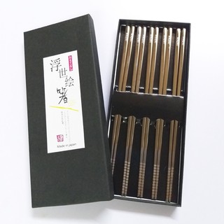 Set 5 đũa Inox 304 đặc ruột Seki hàng Nhật
