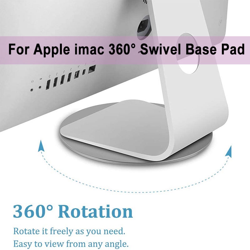 360° Đế Xoay Màn Hình Máy Tính Bằng Nhôm Cho Apple iMac All in one