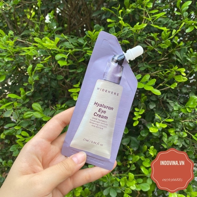 Kem Chống Nhăn Vùng Mắt 💓Mỹ Phẩm Hàn Quốc HIDEHERE Hyaluron Eye Cream Giúp Da Căng Mọng Tự Nhiên Siêu Cấp Ẩm An Toàn