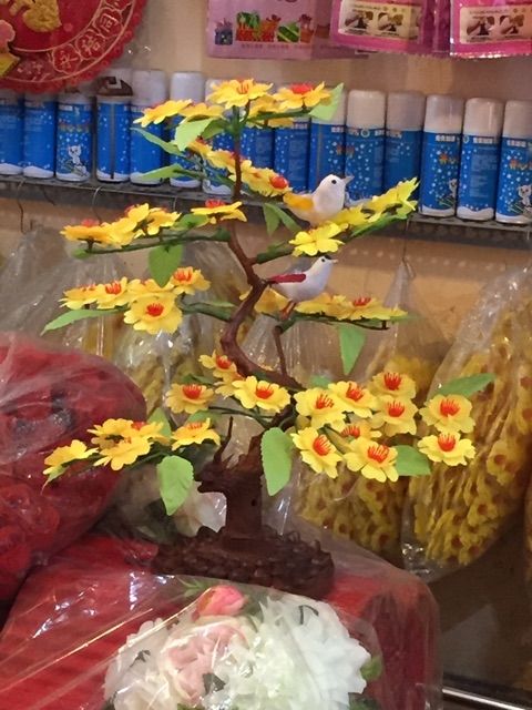 Cây mai vàng giả trang trí tết
