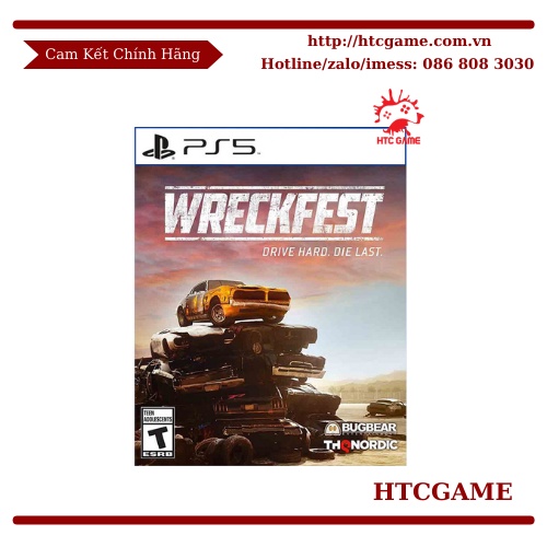 Đĩa game đua xe thể thao Wreckfest dành cho PS5